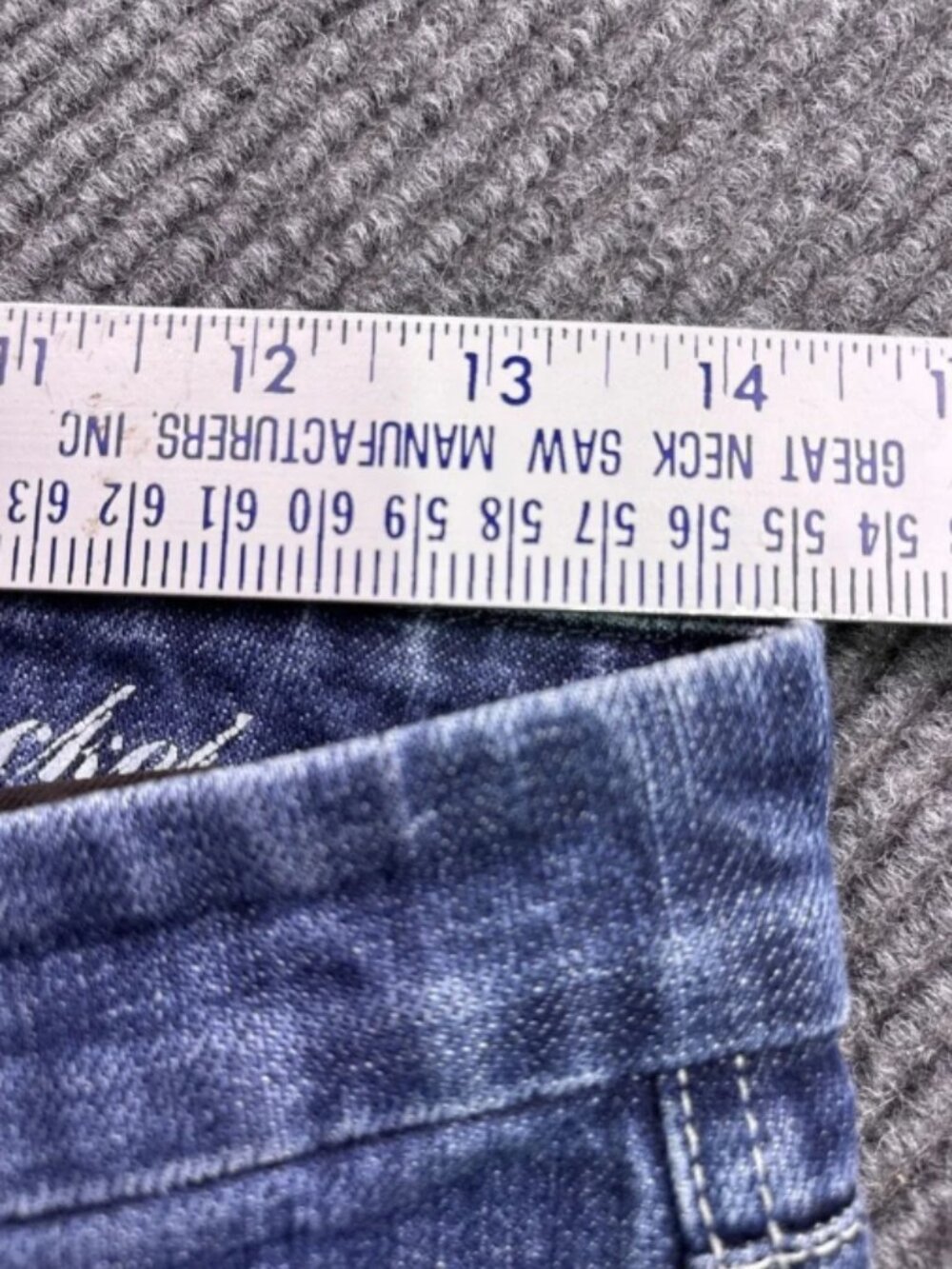 7 for all Mankind Y2K flare boot jeans Size 26 - Picture 5 of 11